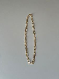 square chain necklace（gold）